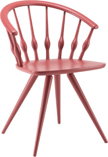 Ξύλινη Κόκκινη Καρέκλα