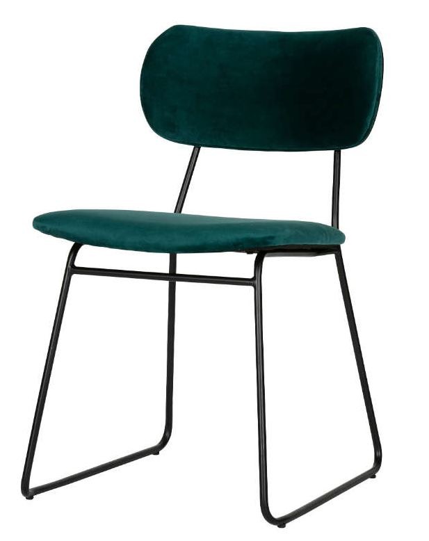 Καρέκλα WIMPLE Μαύρη-Πετρόλ